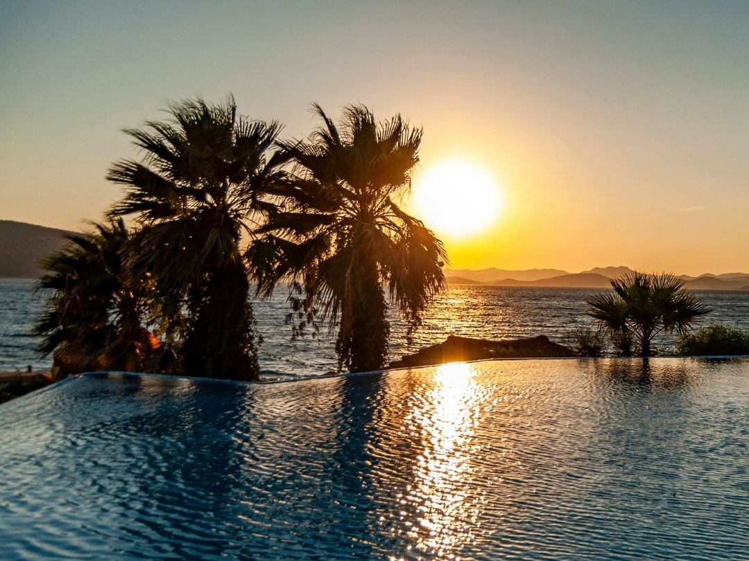 Luxury villa in Bodrum overlooking the sea